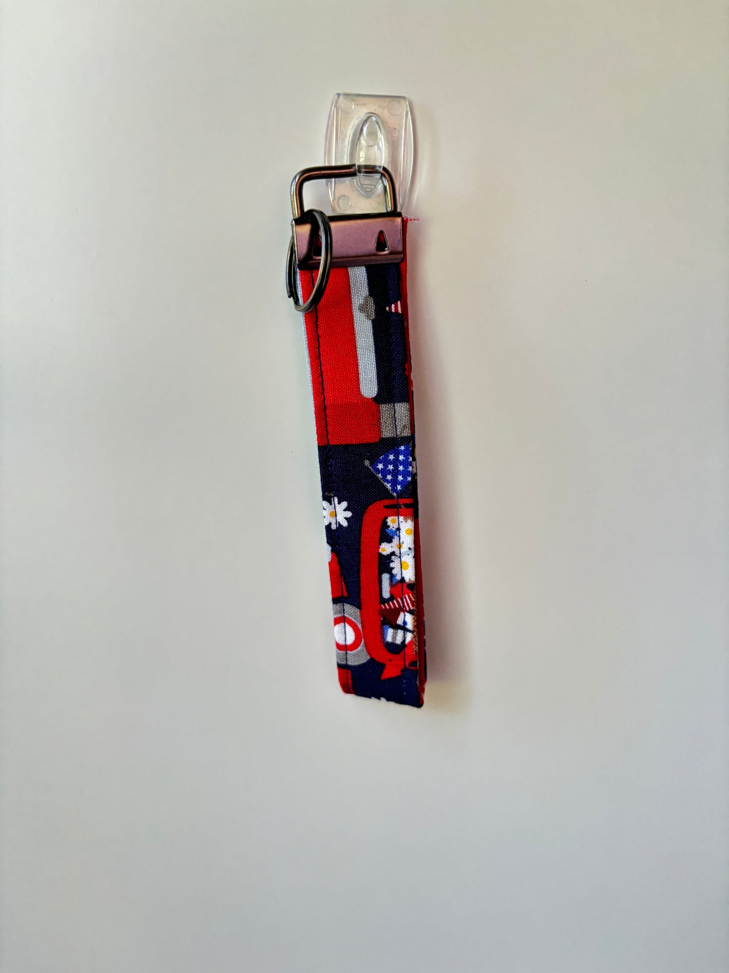 Patriotic truck wristlet